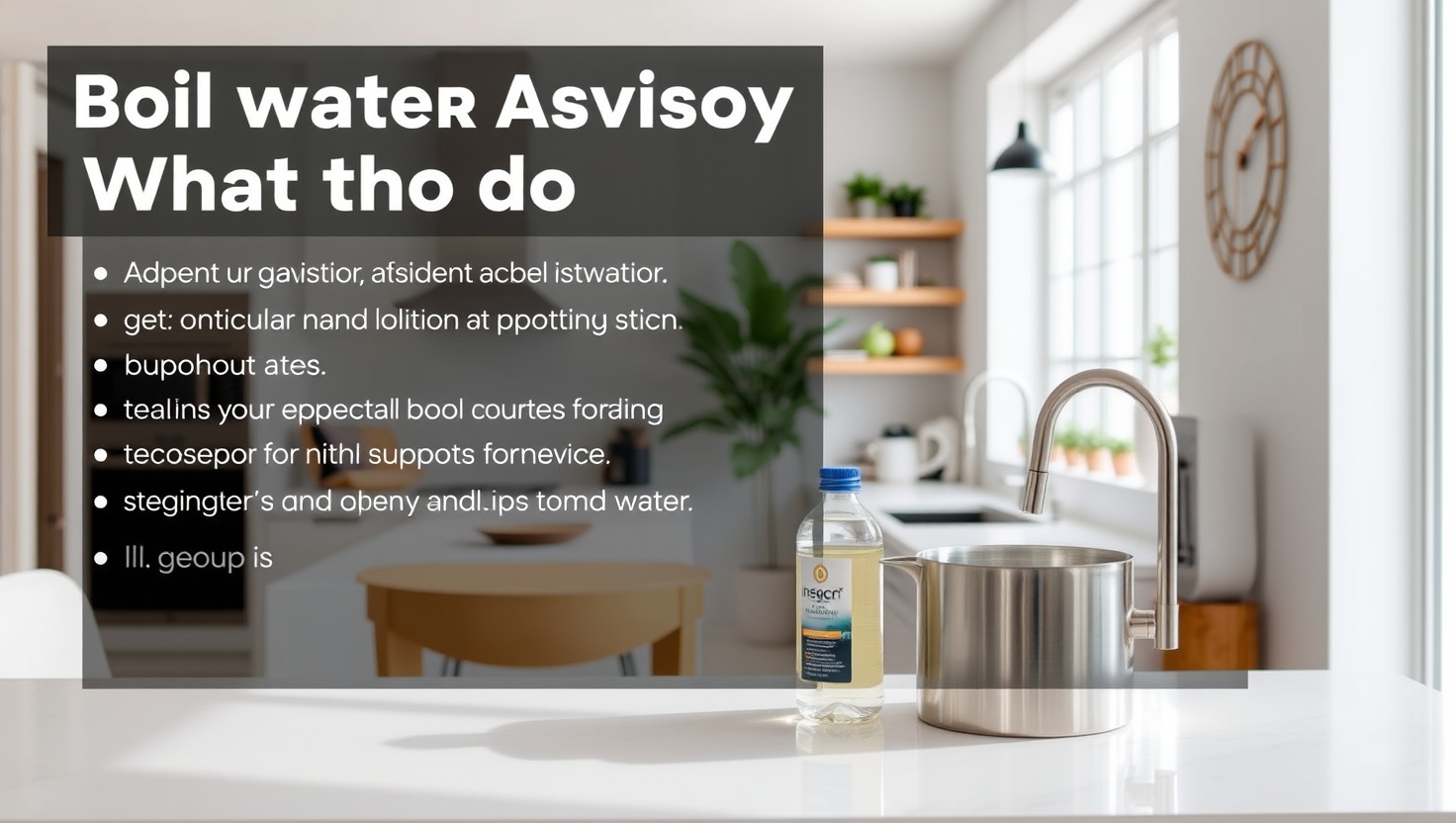 Boil Water Advisory: What to Do Right Now (Step-by-Step Guide)