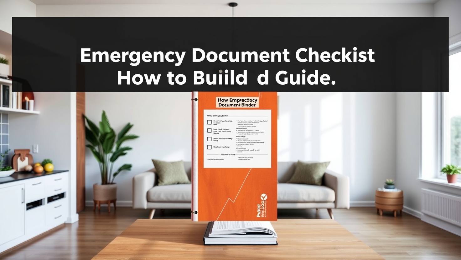 How to Build an Emergency Document Binder : The Complete Checklist